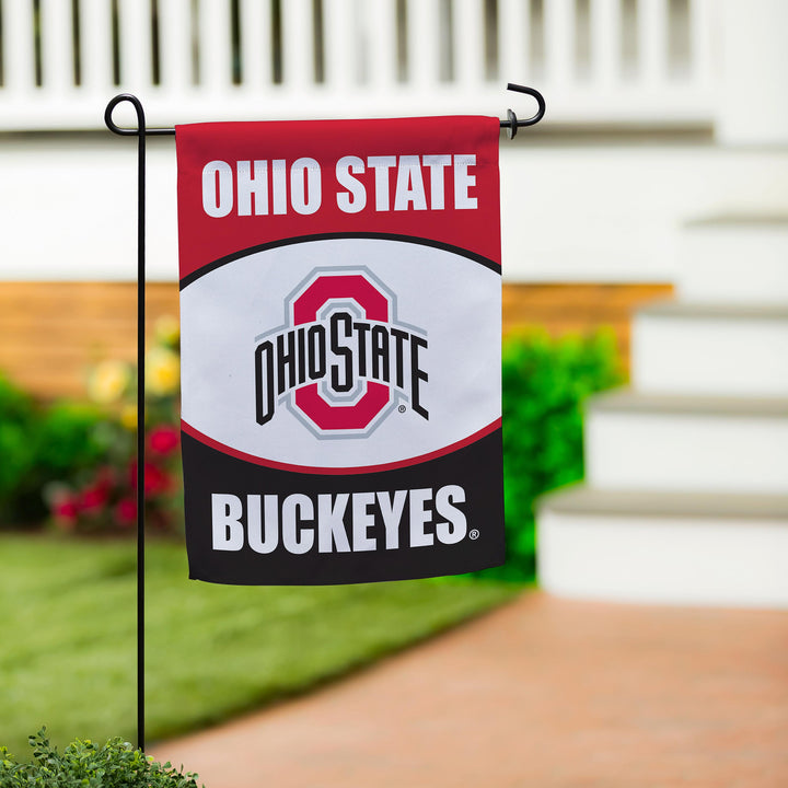 Ohio State Buckeyes Suede Flag