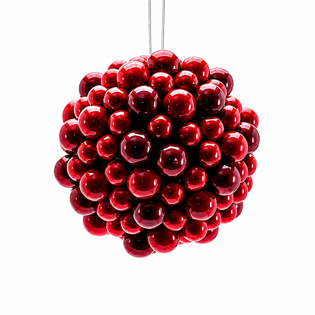 Berry Ball Ornament Red