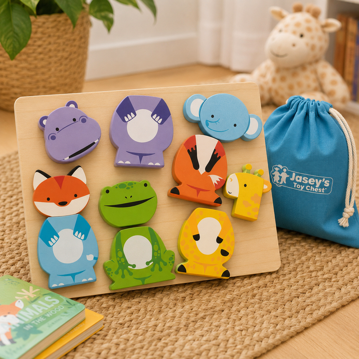 Wooden Magnetic Mix & Match Animals