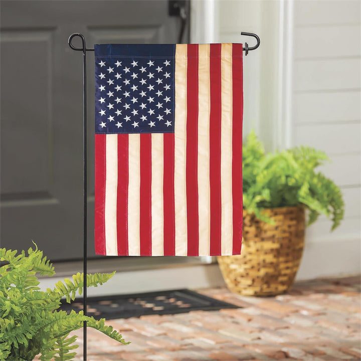 Tea Stained American Garden Flag