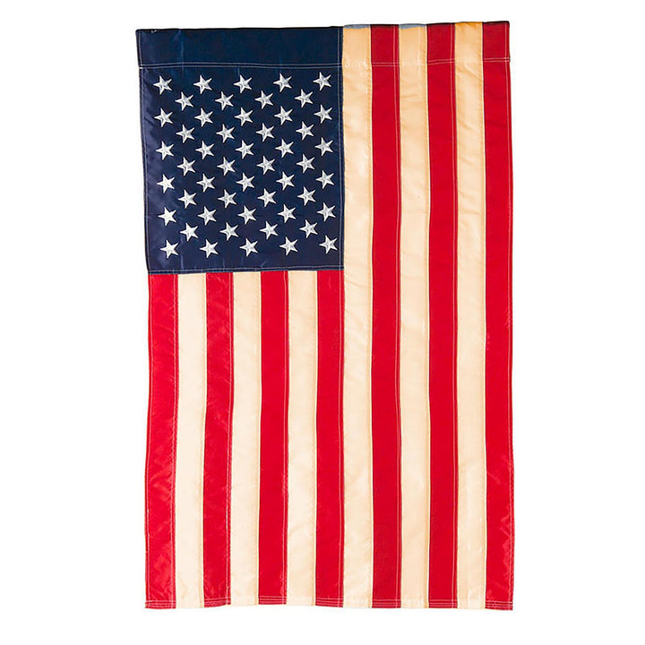 Tea Stained American Garden Flag