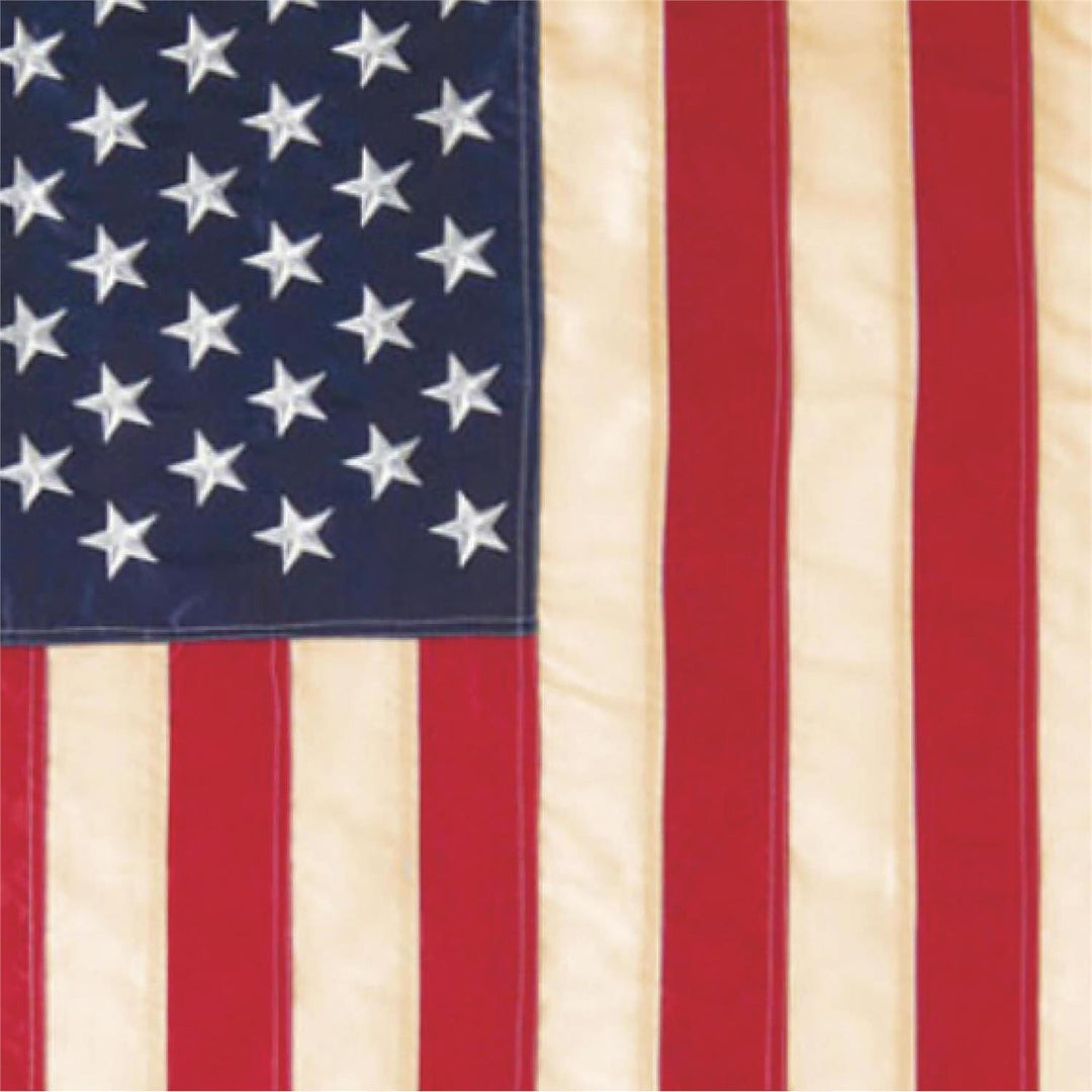 Tea Stained American Garden Flag