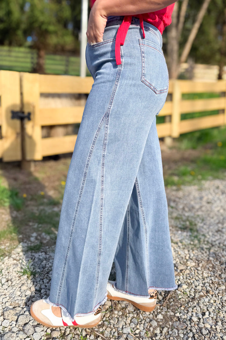 Easel Freedom Thread Denim