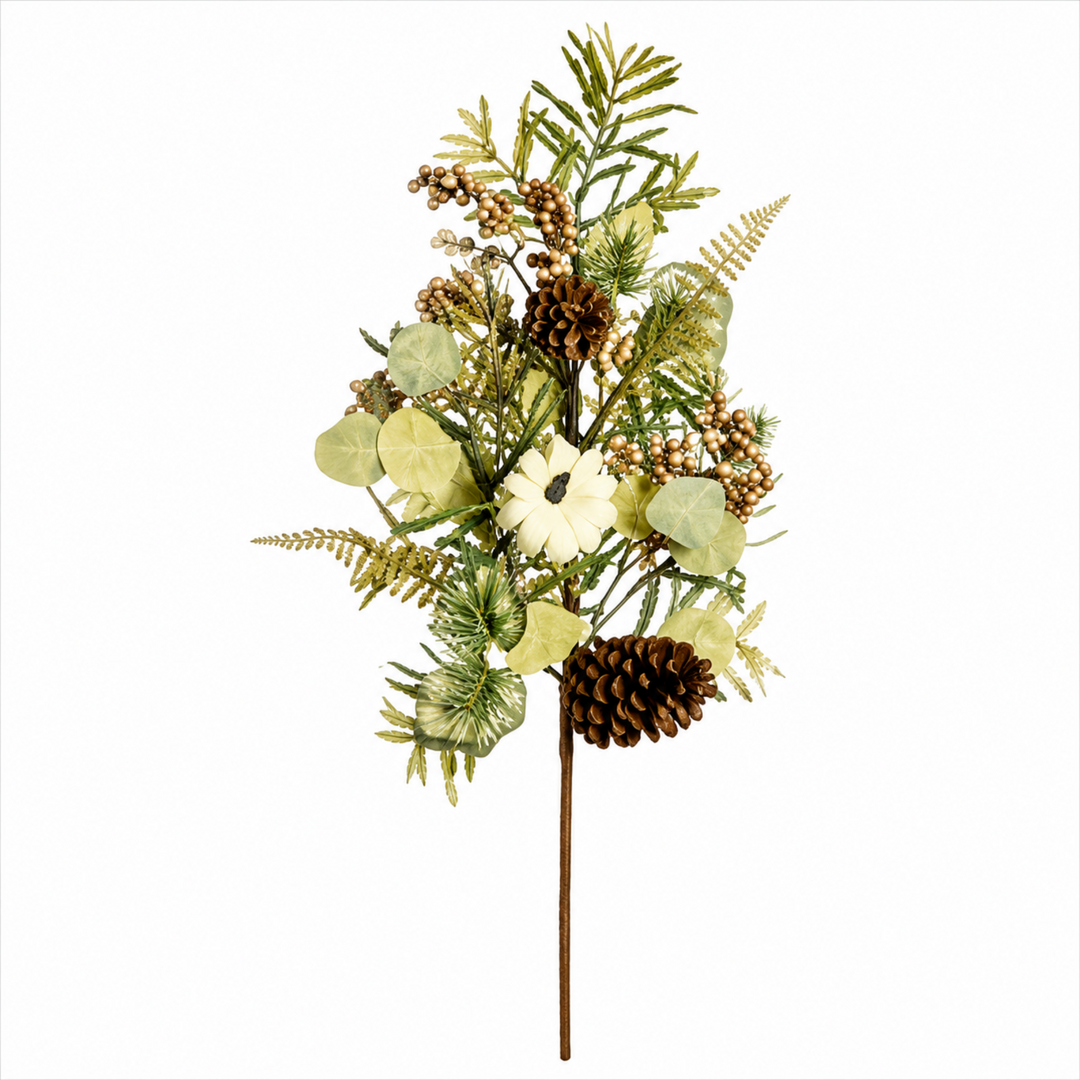 Harvest Spray Pumpkin/Cones