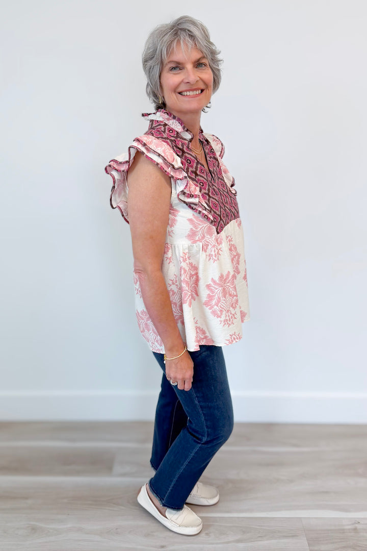 Delicate Blooms Top