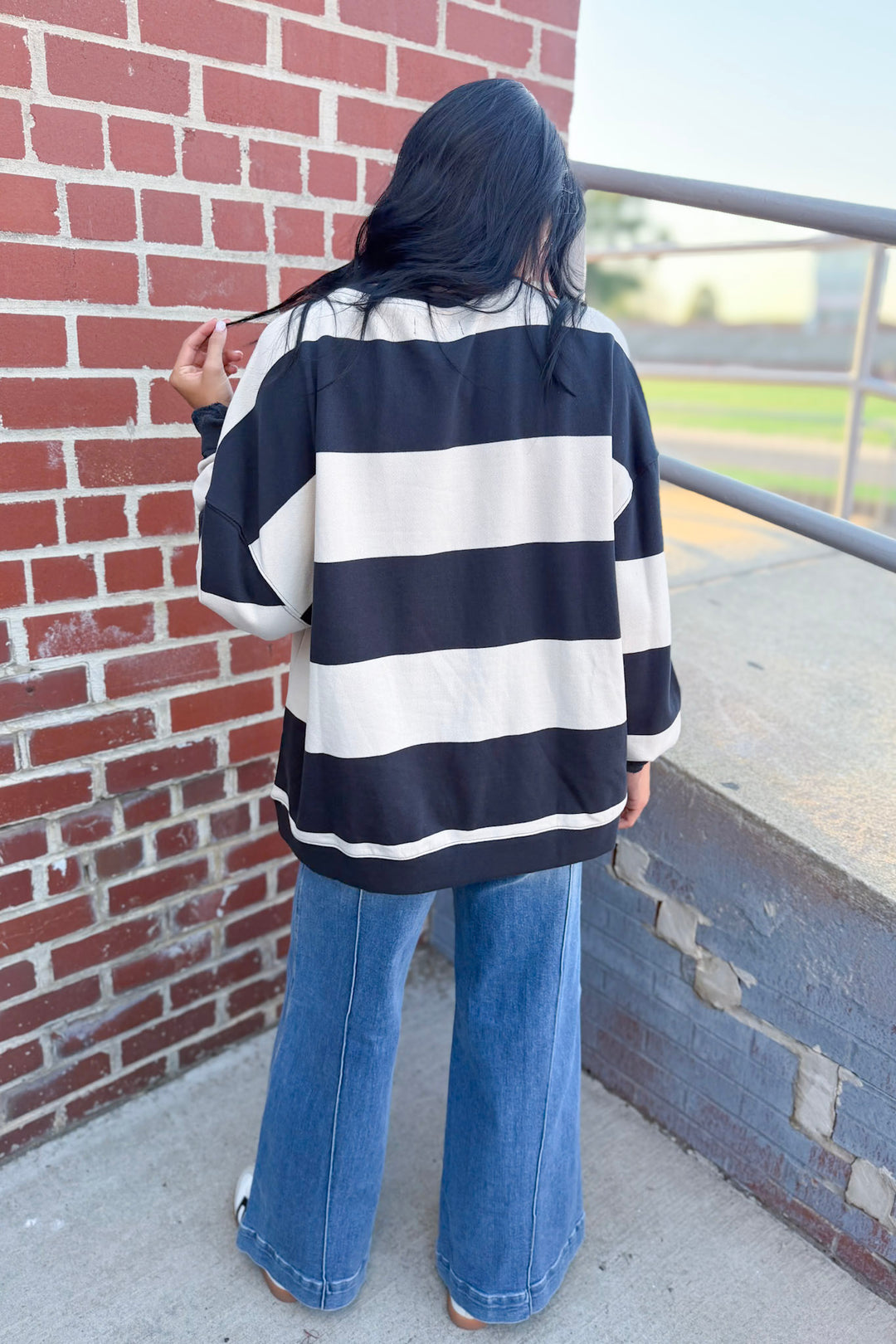 Free People Classic Stripe Crew