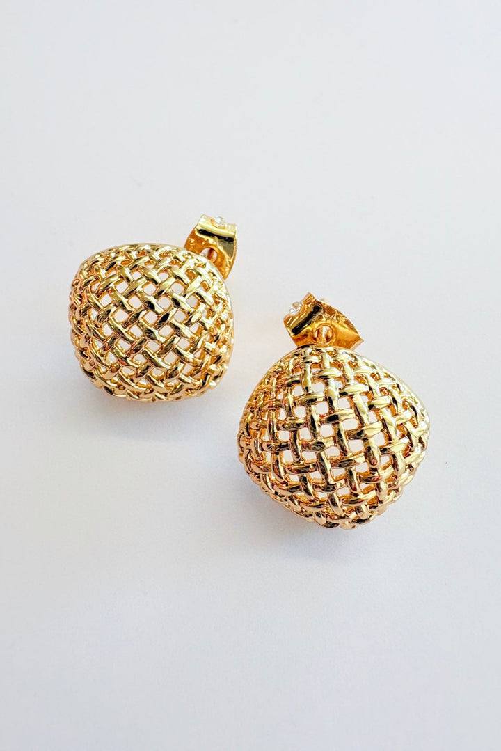 Mesh Stud Earrings