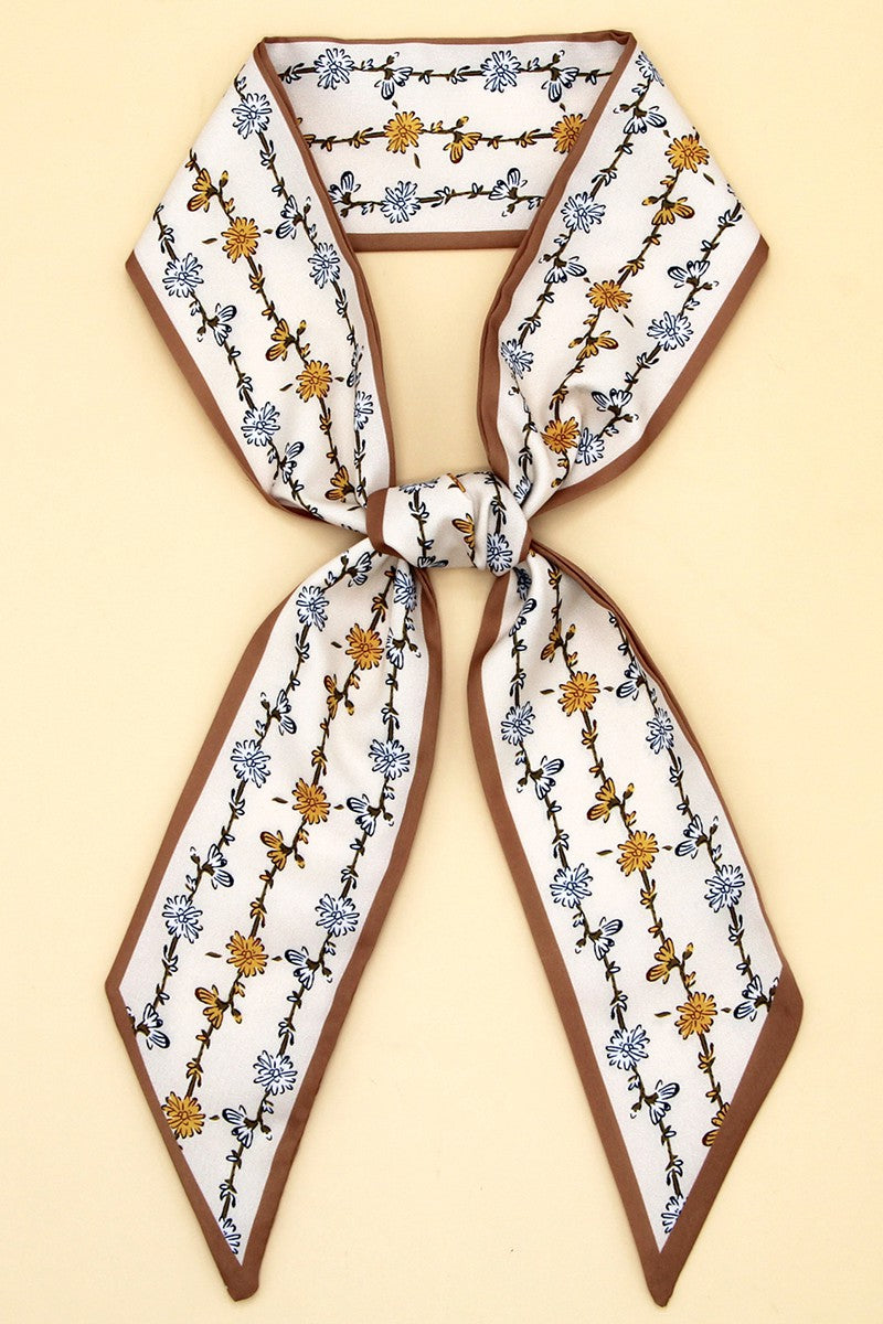 Floral Twill Scarf