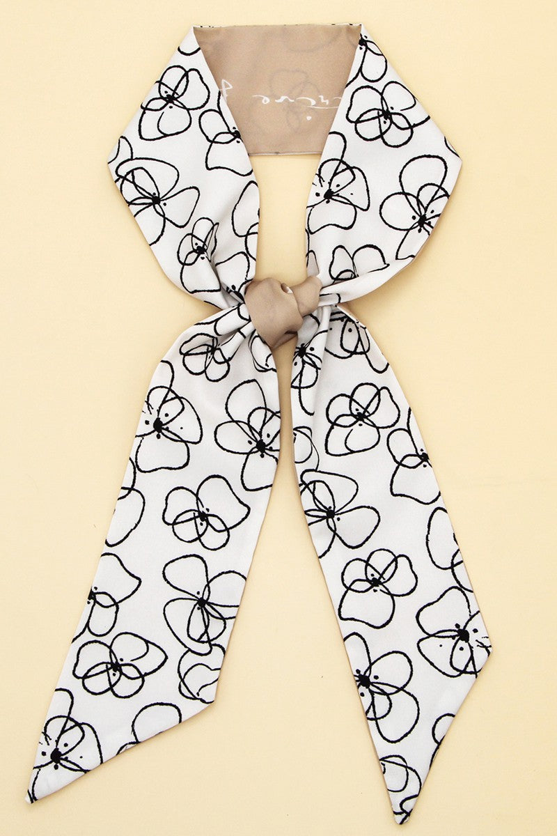 Floral Twill Scarf