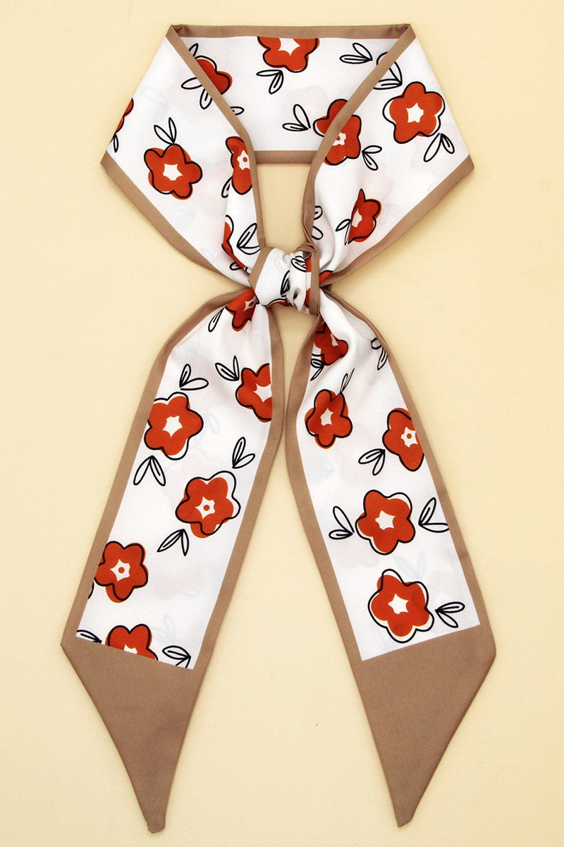 Floral Twill Scarf