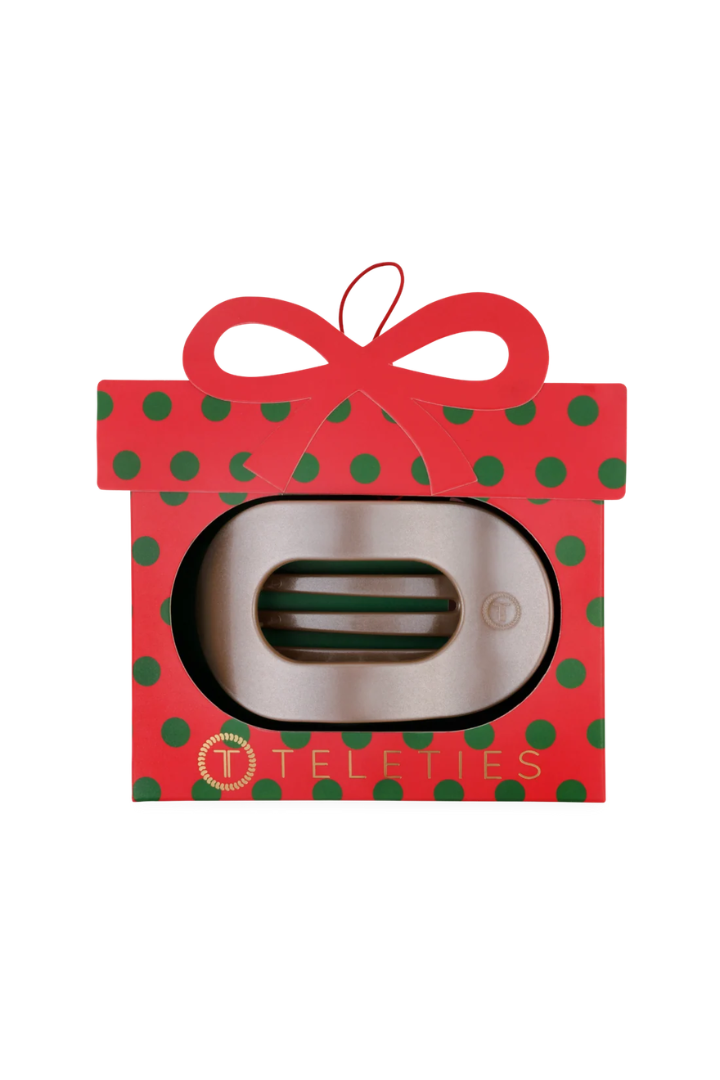 Teleties Holiday Flat Round Ornament