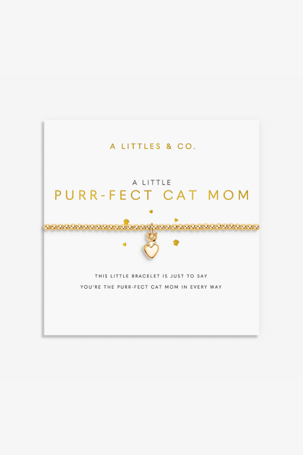 A Little Purr-Fect Cat Mom Bracelet
