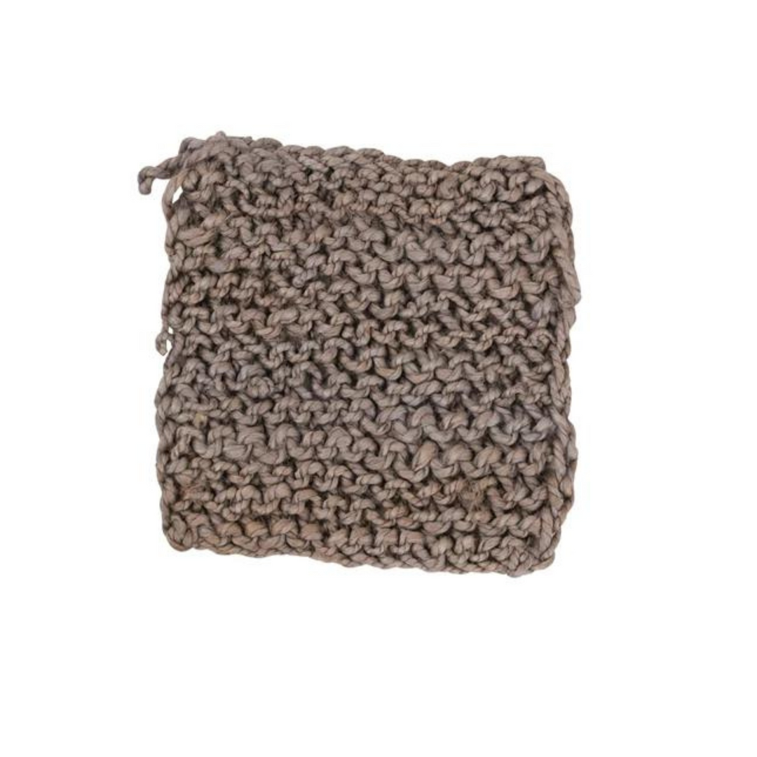 Jute Crocheted Pot Holder