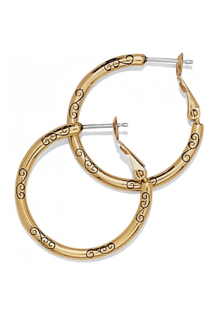 Brighton Small Hoop Charm Earrings