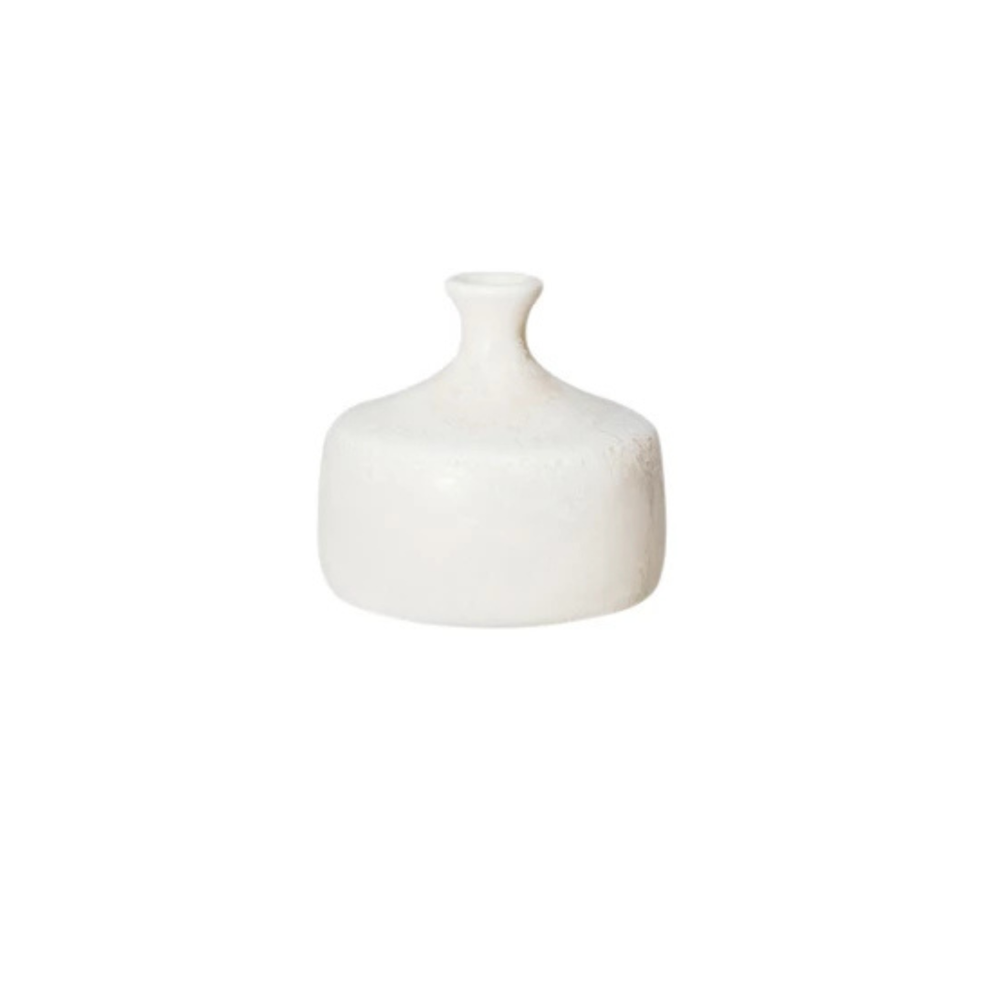 White Stoneware Vase