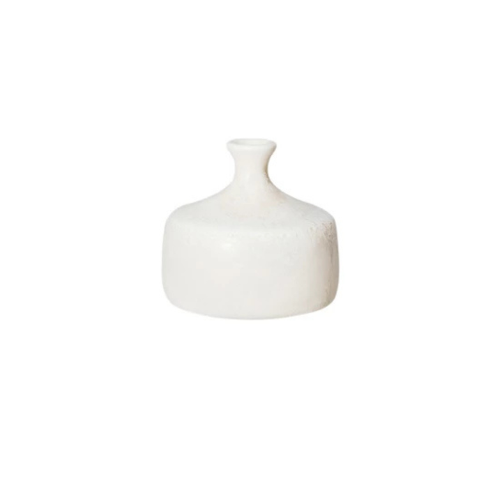 White Stoneware Vase