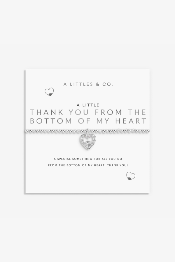 A Little Thank You From The Bottom Of My Heart Bracelet