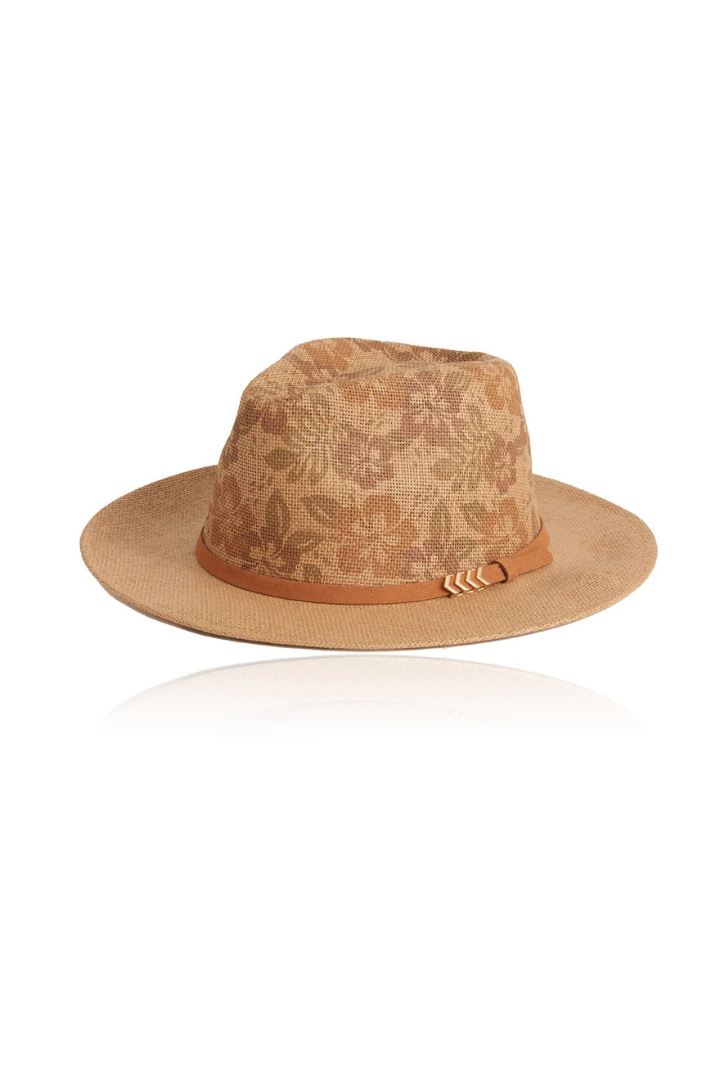 Floral Panama Hat