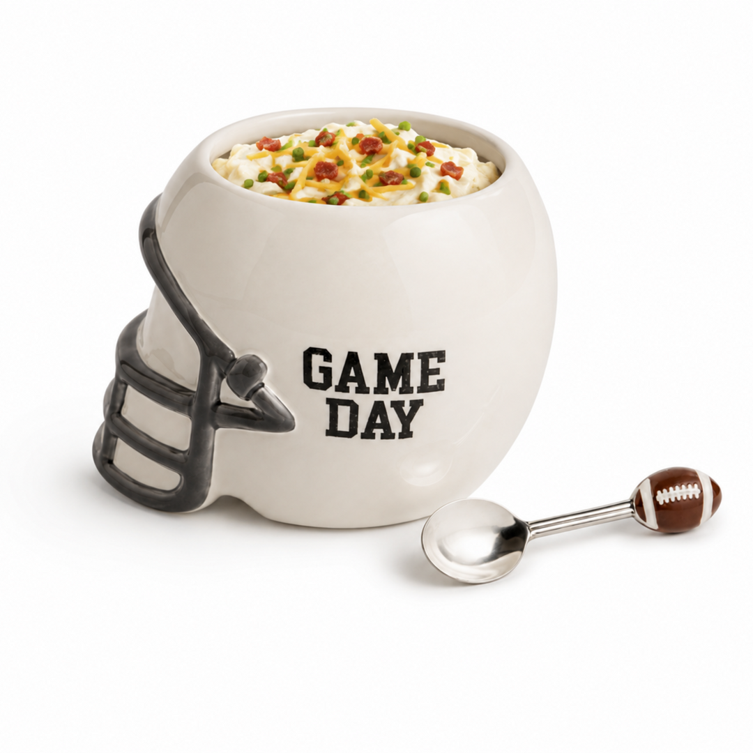 Football Dip Bowl Set