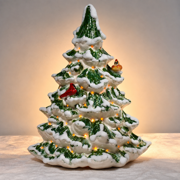 Lighted Ceramic Tree
