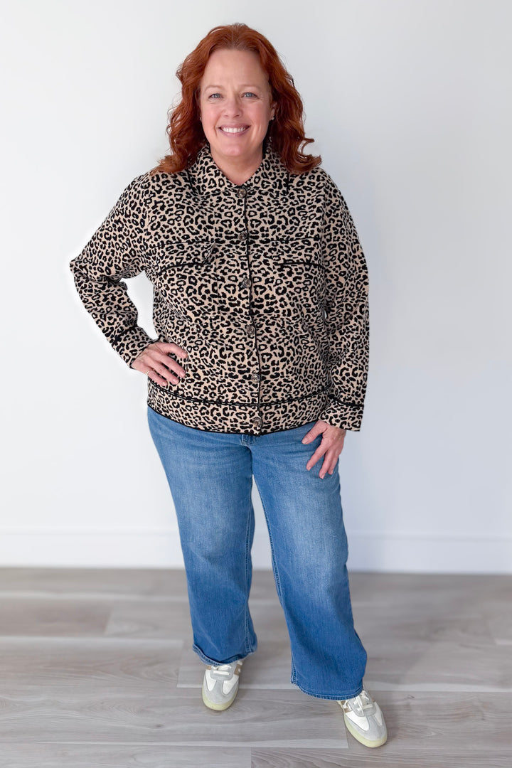 Stay Wild Cardigan Curvy