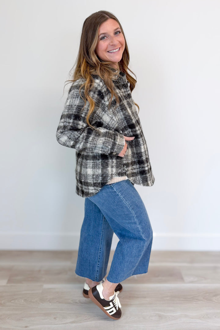 Chic Contrast Jacket