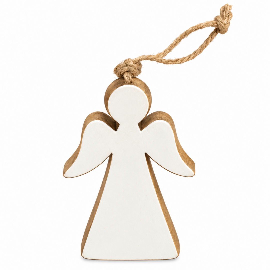 Wooden Angel Ornament