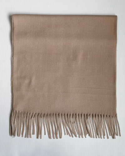 Fringed Cashmere Feel Scarf