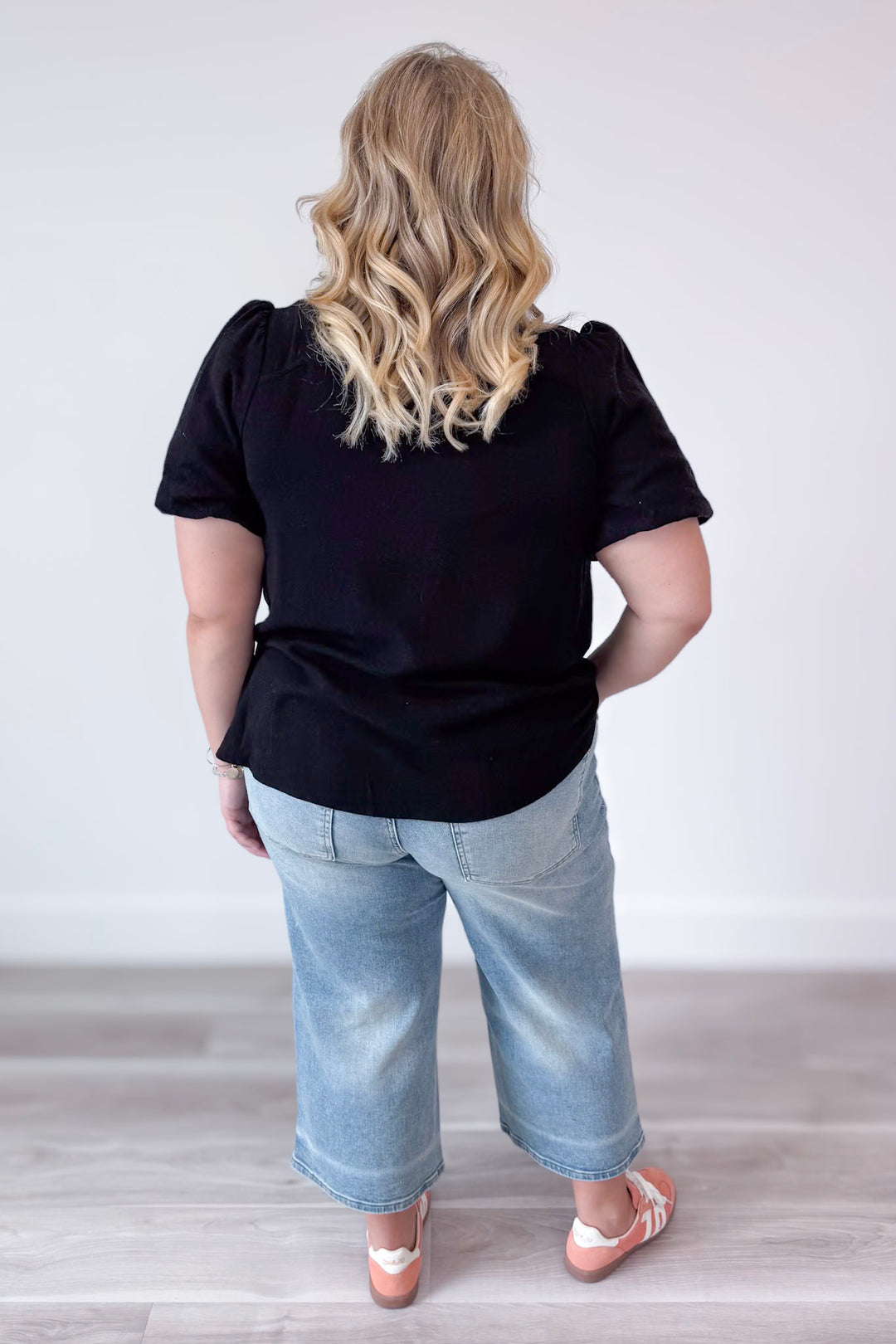 Bubble Sleeve Top
