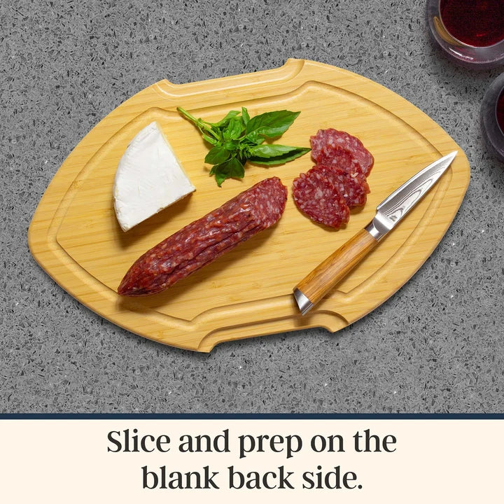 Football Flip Serve & Store Charcuterie Board & Lid