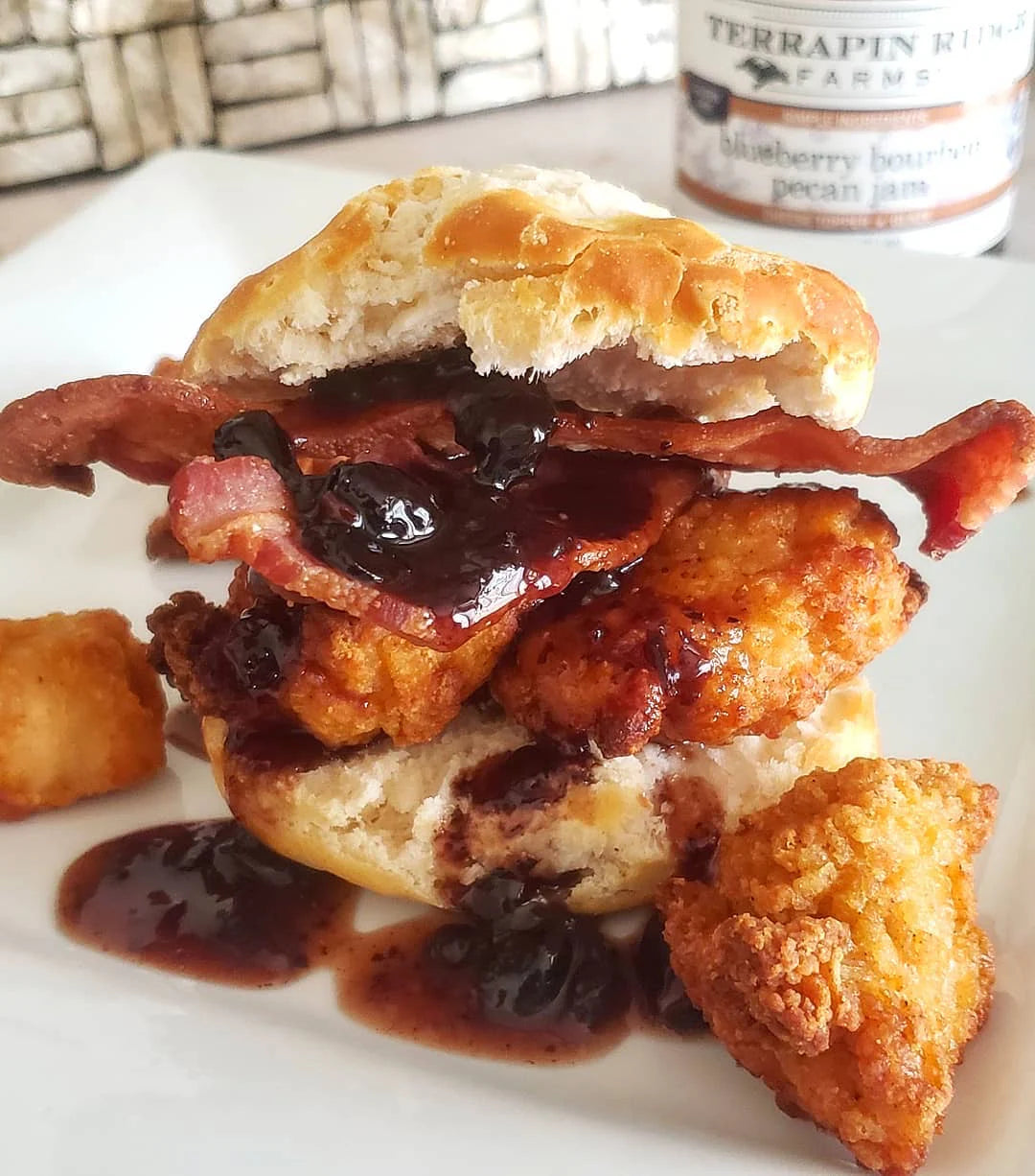 Mini Blueberry Bourbon Pecan Jam