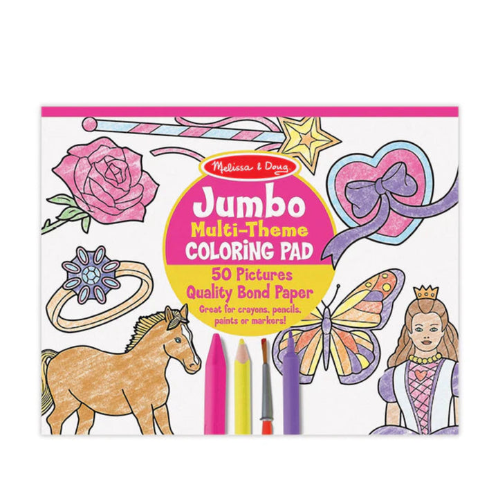 Jumbo Coloring Pad Pink