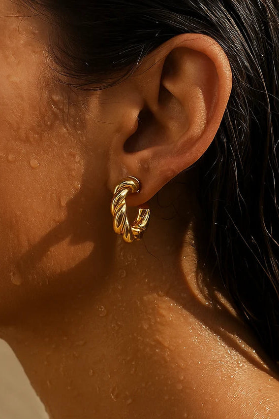 Ellie Vail Saige Twist Mini Hoop Earring