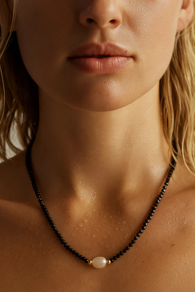 Ellie Vail Abigail Beaded Pearl Necklace