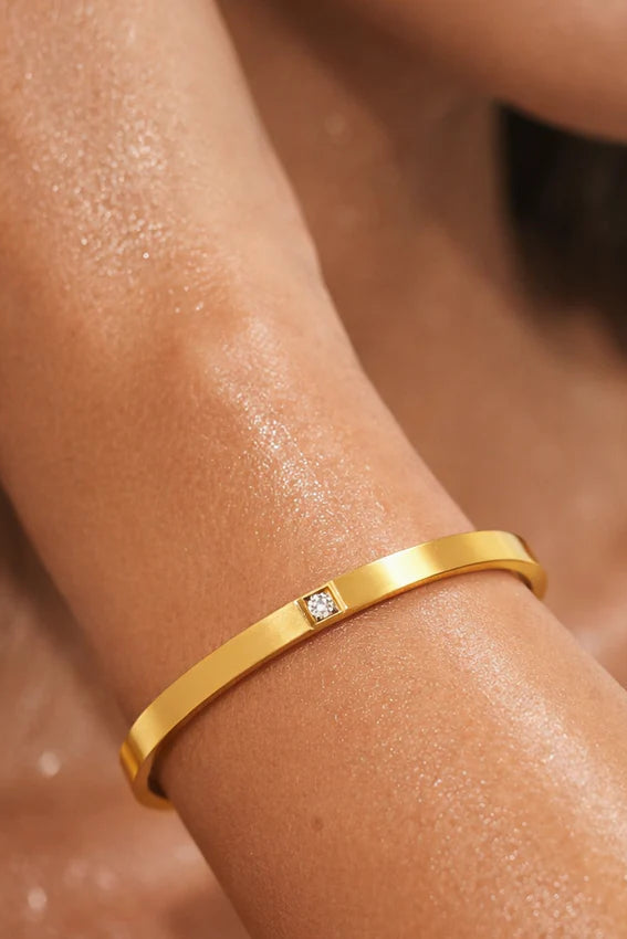 Ellie Vail Marjorie Solitaire Bangle Bracelet