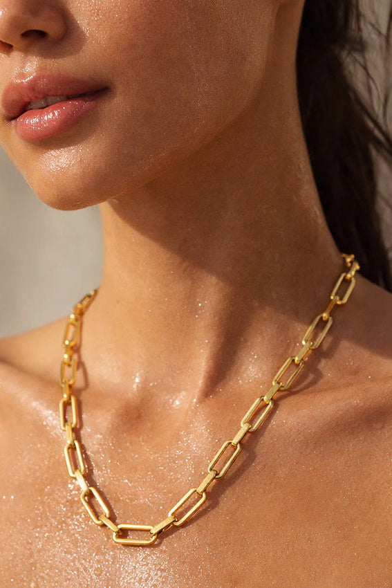 Ellie Vail Patritzia Paperclip Chain Necklace