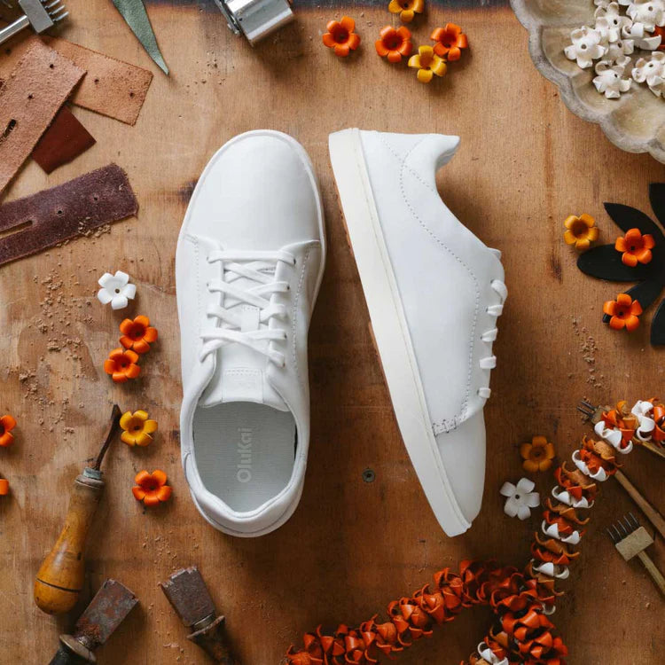 Olukai Pehuea li ili White Women's Sneakers