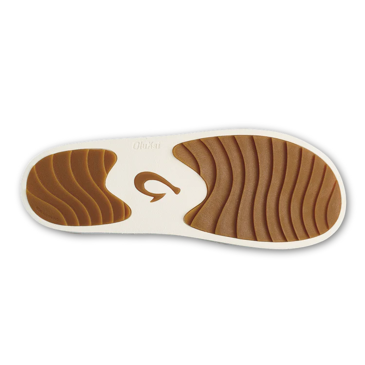 Olukai Mani Dark Oak Women’s Leather Mule Slippers