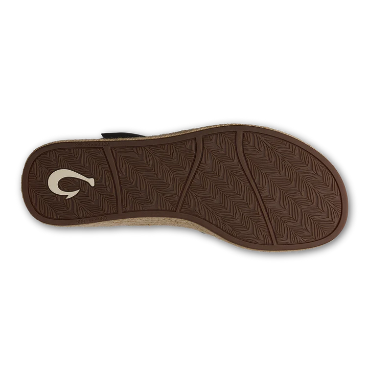 Olukai 'Ihi Black Women's Wedges