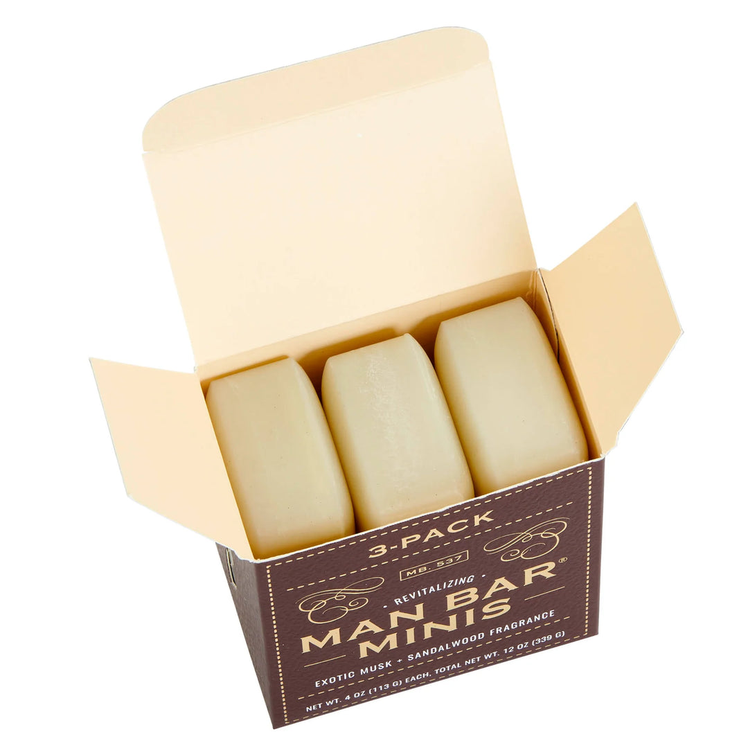 Exotic Musk & Sandalwood Mini Man Bar Pack