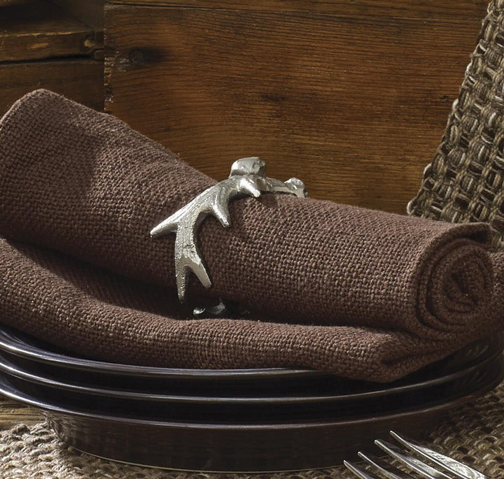 Silver Antler Napkin Ring