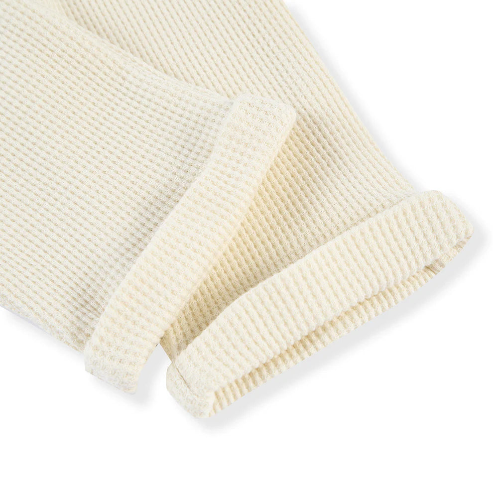 Milkbarn Vanilla Waffle Jogger Pants