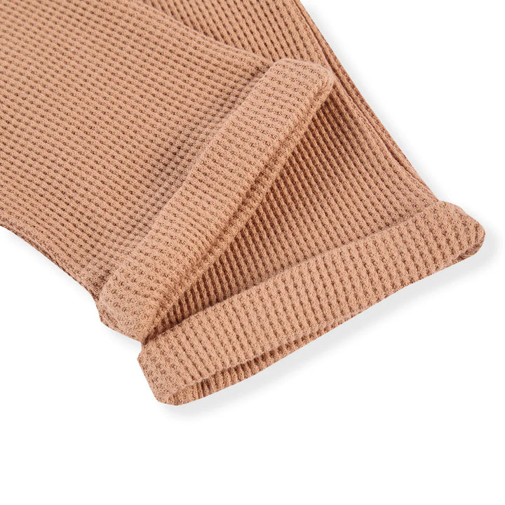 Milkbarn Tawny Rose Waffle Jogger Pants