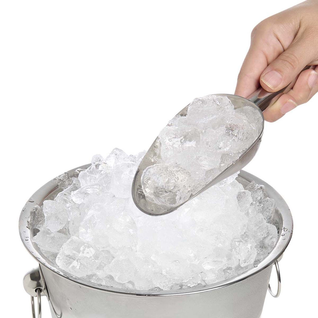 Stainless Steel Slotted Ice Scoop