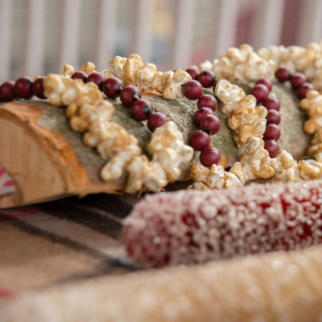 Popcorn Cranberry Garland