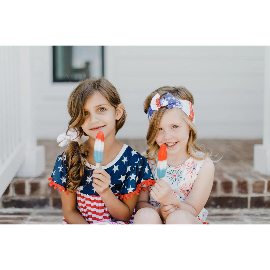 4th Of July Headband Bow