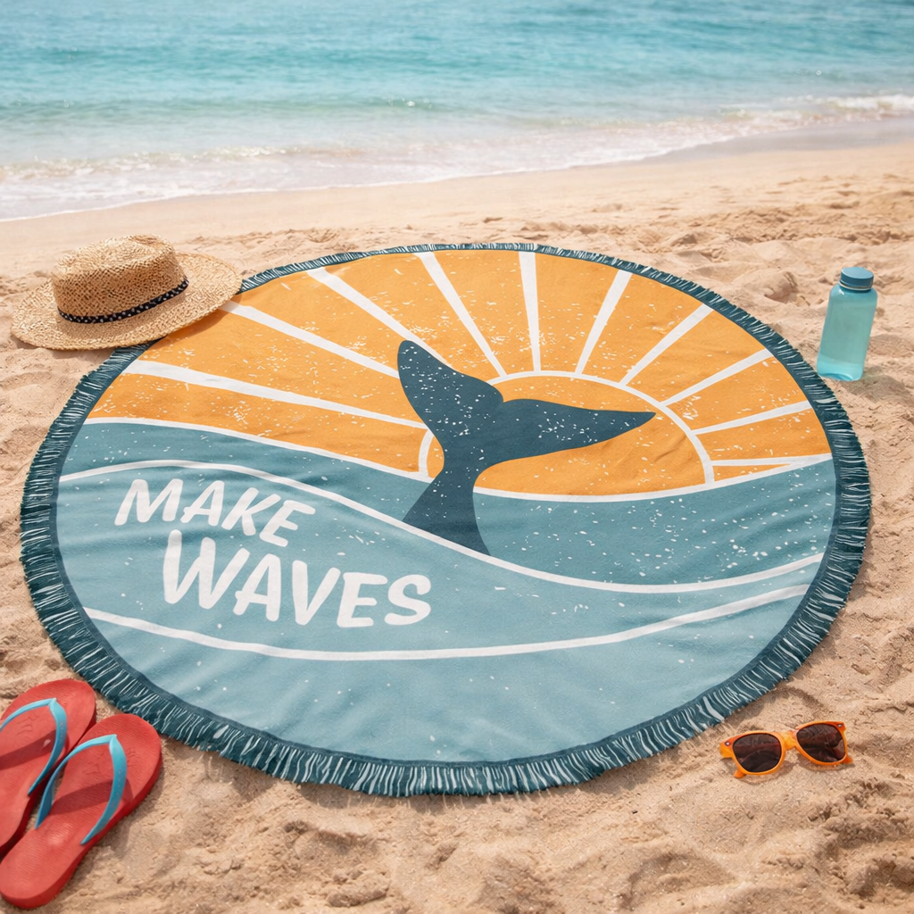 Round Beach Towel