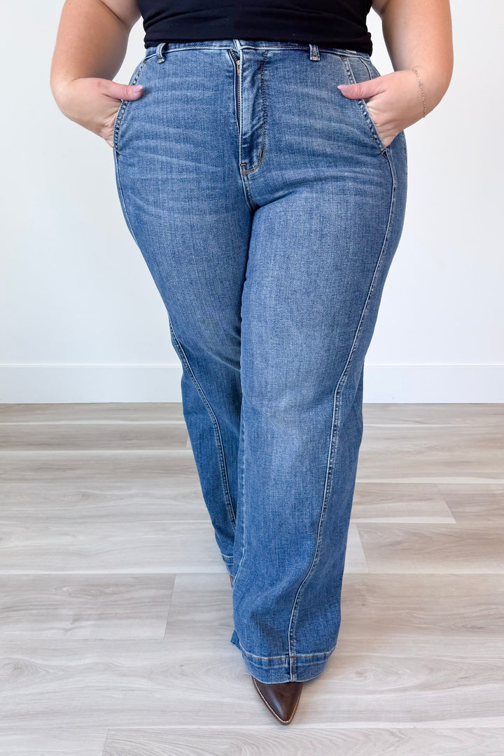 Judy Blue Enjoy Every Moment Denim Curvy