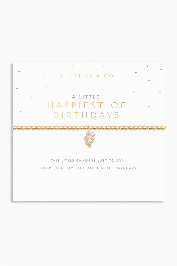 A Little Happiest Of Birthdays Bracelet