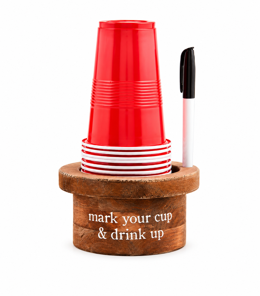 Disposable Cup & Marker Set